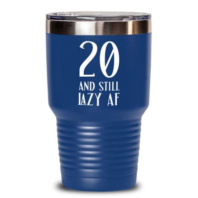 20th Birthday Gifts For Women Novelty Tumbler for Twenty Year Old Son Gag Gifts For Men Twentieth Birthday Coffee Mug Tea Cup Gift For Him and Her