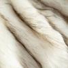 BATTILO HOME Luxury Ivory White Faux Fur Throw Blanket for Bed, Extra Large Super Soft Fluffy Cozy Fall Thick Warm Fox Fur Throw Blankets for Couch, Bed Reversible to Plush Velvet (60"x80") view 3