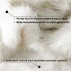 BATTILO HOME Luxury Ivory White Faux Fur Throw Blanket for Bed, Extra Large Super Soft Fluffy Cozy Fall Thick Warm Fox Fur Throw Blankets for Couch, Bed Reversible to Plush Velvet (60"x80") view 4