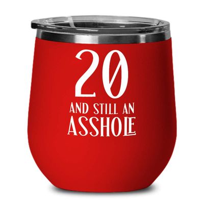20th Birthday Gifts For Women Novelty Wine Tumbler Inappropriate Gifts For Twenty Years Old Funny Twentieth Coffee Mugs Tea Cup Gag Gifts For Men