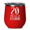 20th Birthday Gifts For Women Novelty Wine Tumbler Inappropriate Gifts For Twenty Years Old Funny Twentieth Coffee Mugs Tea Cup Gag Gifts For Men