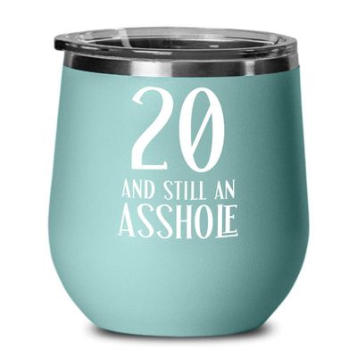20th Birthday Gifts For Women Novelty Wine Tumbler Inappropriate Gifts For Twenty Years Old Funny Twentieth Coffee Mugs Tea Cup Gag Gifts For Men