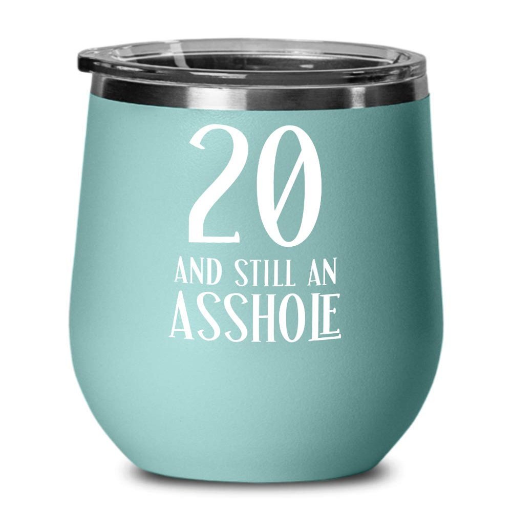 20th Birthday Gifts For Women Novelty Wine Tumbler Inappropriate Gifts For Twenty Years Old Funny Twentieth Coffee Mugs Tea Cup Gag Gifts For Men