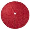 Fennco Styles Elegant Gold Embroidery Burgundy Christmas Tree Skirt 70 Inch Round for Home, Holiday Decoration and Special Occasion view 1