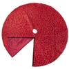 Fennco Styles Elegant Gold Embroidery Burgundy Christmas Tree Skirt 70 Inch Round for Home, Holiday Decoration and Special Occasion view 2