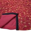 Fennco Styles Elegant Gold Embroidery Burgundy Christmas Tree Skirt 70 Inch Round for Home, Holiday Decoration and Special Occasion view 3