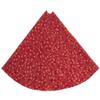 Fennco Styles Elegant Gold Embroidery Burgundy Christmas Tree Skirt 70 Inch Round for Home, Holiday Decoration and Special Occasion view 4