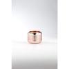 6" Bronze Cylindrical Shaped Glass Vase view 1