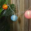 Northlight Paper Lantern Indoor Outdoor Patio Light Set - 9' White Wire - 10ct view 4