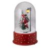Lighted Santa with Street Light Snowing Christmas Globe - 11.75" view 2