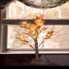 2' Pre-Lit Maple Artificial Fall Harvest Tree- Clear LED Lights view 4