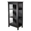 47" Black Elegant Poppy Rectangular Display Cabinet view 1
