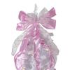 6' Pre-Lit White and Pink Pre-Decorated Pop-Up Artificial Christmas Tree view 3