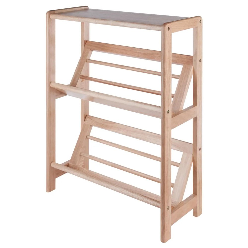 Contemporary Home Living 2-Tier Storage Bookshelf Cabinet - 30"