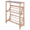 Contemporary Home Living 2-Tier Storage Bookshelf Cabinet - 30" view 1