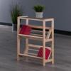 Contemporary Home Living 2-Tier Storage Bookshelf Cabinet - 30" view 2