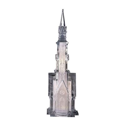Icy Giftware LED Lighted Four Angel Cathedral Christmas Decorations 18.75"- Set of 2