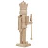 HL Home Wood Nutcracker with Staff Christmas Decoration Gift view 2
