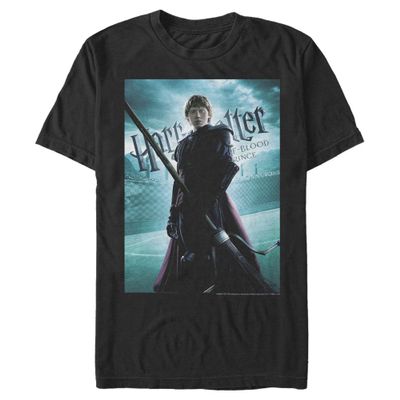 Warner Bros Ron Poster Premium Soft Hand Solid Tee Black