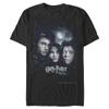 Harry Potter Men's Azkaban All 3 Snow Poster T-Shirt, Black, X-Large view 1