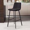 Bar Stools with High Back, Bar Chairs Modern Contemporary High Stool Velvet Upholstered Home Bar Restaurant Dining Room Furniture Max Load 200kg view 2