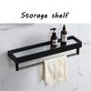 Aluminum Alloy Frame Wall Mounted Mirror Makeup Mirror,with Storage Shelf Decorative Hanging Wall Bathroom Mirror view 3