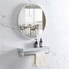 Aluminum Alloy Frame Wall Mounted Mirror Makeup Mirror,with Storage Shelf Decorative Hanging Wall Bathroom Mirror view 2