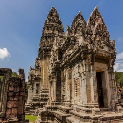 Posterazzi PDDAS36THA0083LARGE Thailand. Phimai Historical Park. Ruins of Ancient Khmer Temple Complex. Central Sanctuary Photo Print, 24 x 36, Multi