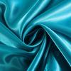 Comfort Bed Store Luxury Soft Silky Satin 3 Pc (1 Duvet Cover + 2 Pillow Cases) Elegant Duvet Cover Set Comes in King/Cal-King, Aqua Blue view 3