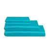 Comfort Bed Store Luxury Soft Silky Satin 3 Pc (1 Duvet Cover + 2 Pillow Cases) Elegant Duvet Cover Set Comes in King/Cal-King, Aqua Blue view 4