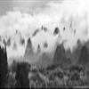 Posterazzi PDDAS07KSU2206LARGE Limestone Hills in Mist, Xingping, Yangshuo, Guangxi, China Photo Print, 24 x 36, Multi view 1