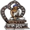 Exotic India (Made in Nepal Shakyamuni Buddha Seated on Elephant Throne, Copper view 2
