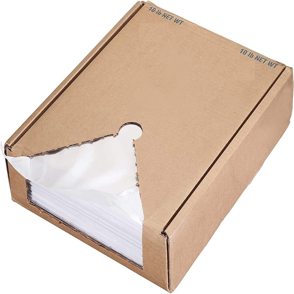 [2 PACK] EcoQuality Deli Paper Sheets Dry Waxed 9x12 - Grease Resistant Sandwich Liner, Microwave Safe, Deli Wrap for Restaurants, BBQ, Schools and Concession Stands (9 in x 12 in - Case of 2)
