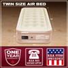 Pittman Outdoors - Tan 18" Luxury Double High Twin Air Mattress with Built in Pump - Premium Comfort Twin Size Blow up Mattress - 300lb Capacity - Ideal for Home Visits, Guests, Travel or Camping view 4