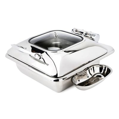 Eastern Tabletop 3934G 5 Star Crown Square 6 Quart Induction Chafer