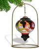 3.75" Together We Have It All Snowman Christmas Glass Finial Ornament view 4
