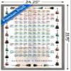 Trends International Guitar Chords II - Learn to Play Guitar Wall Poster, 22.375" x 34", Barnwood Framed Version view 3
