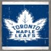 Trends International NHL Toronto Maple Leafs - Retro Logo 16 Wall Poster, 14.725" x 22.375", Barnwood Framed Version view 1