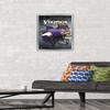 Trends International NFL Minnesota VIkings - Helmet 16 Wall Poster, 14.725" x 22.375", Silver Framed Version view 2
