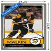 Trends International NHL Pittsburgh Penguins - Evgeni Malkin 16 Wall Poster, 22.375" x 34", Barnwood Framed Version view 3