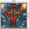 Trends International Marvel Comics - Deadpool - Target Wall Poster, 22.375" x 34", Barnwood Framed Version view 3