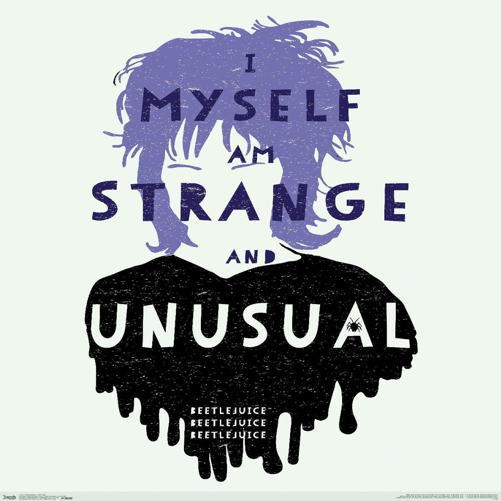 Trends International Beetlejuice - Strange Wall Poster, 14.725" x 22.375", Premium Unframed Version