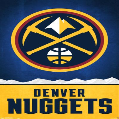 Trends International NBA Denver Nuggets - Logo 18 Wall Poster, 14.725" x 22.375", Premium Unframed Version