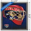 Trends International NHL Florida Panthers Mask 16 Wall Poster, 14.725" x 22.375", Barnwood Framed Version view 3