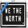 Trends International NBA Toronto Raptors - We The North 16 Wall Poster, 14.725" x 22.375", Black Framed Version view 3
