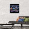 Trends International NFL Baltimore Ravens - End Zone 17 Wall Poster, 14.725" x 22.375", Silver Framed Version view 2