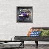 Trends International NFL Minnesota VIkings - Helmet 16 Wall Poster, 14.725" x 22.375", Barnwood Framed Version view 2