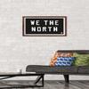 Trends International NBA Toronto Raptors - We The North 16 Wall Poster, 14.725" x 22.375", Mahogany Framed Version view 2