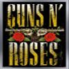 Guns N' Roses - Stacked Logo Wall Poster, 22.4L" x 14.7W", Silver Framed Version view 1