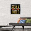 Guns N' Roses - Stacked Logo Wall Poster, 22.4L" x 14.7W", Silver Framed Version view 2